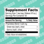 Hyleys Slim Tea Weight Loss Herbal Supplement with Goji Berry - Cleanse and Detox - 50 Tea Bags (6 Pack)