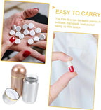 Cabilock 10ml Mini Pill Bottle Portable Medicine Organizer Travel Pill Case Sealed Capsule Powder Storage for Home Office and Travel