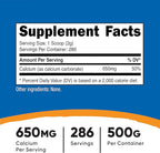 Nutricost Calcium Carbonate Powder 500 Grams