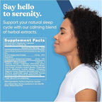 Serenity Sleep Natural Sleep Aid – Potent Blend of Magnesium, Valerian Root and Melatonin – Natural Sleep Aid – Non-Habit-Forming Way to Relax and Get a Good Night’s Sleep – 60 Vegan Soft Caps