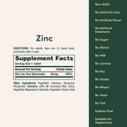 Nature’s Bounty Zinc 50mg,Immune Support & Antioxidant Supplement,Promotes Skin Health,1 Caplet Per Day,Gluten Free,250 Vegetarian Caplets,(Pack of 2)