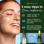 Tree of Life Beauty Hyaluronic Acid Serum, Skin Brightening Face Oil for Dark and Age Spots, Facial Serums for Dry and Sensitive Skin Care with Vitamin E for Soft Smooth Skin, 1 Fl Oz