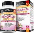 Herbal Menopause Support for Women - Supports Healthy Mood and Balance with Milk Thistle Chasteberry Black Cohosh Red Clover Turmeric Ginger - Menopause Supplements for Women - 60 Veggie Capsules