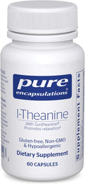 Pure Encapsulations L-Theanine - Amino Acid Supplement to Support Relaxation, Stress & Nervous System - 60 Capsules