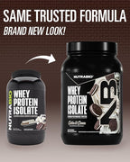 NutraBio 100% Whey Protein Isolate Protein Powder, 25g Protein with Complete Amino Acid Profile, Non-GMO, Soy & Gluten Free, Low Carb, Low Calorie Whey Protein Powder, Cookies & Cream, 2 Lbs
