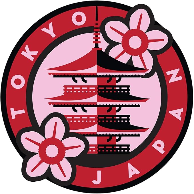 Vagabond Heart Tokyo Sticker - Weatherproof Vinyl Japan Souvenir Decal
