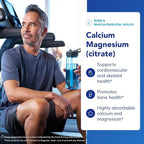 Pure Encapsulations Calcium Magnesium (Citrate) - 240 g Calcium & 240 g Magnesium - Bone Health Support - Non-GMO & Vegan - 90 Capsules