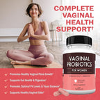 BioSchwartz Vaginal Probiotics for Women Supplement with Prebiotics Lactobacillus Crispatus - Supports Women's Health by Promoting Healthy Vaginal Odor, Flora, PH Balance - 30 Day Supply, 30 Capsules