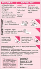 PURE WOMAN - pH-ighter Vaginal Boric Acid Suppositories for Women - Hyaluronic Acid - 4 in 1 Vaginal Suppositories for Discomfort, Dryness, Odor & pH Balance- Full Vaginal Health Care - 10ct