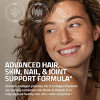 Bronson Collagen Peptides 3000mg (per Serving) with Biotin & Vitamin C - for Hair, Skin & Nails Support, Non-GMO, 150 Tablets