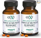 GLX3 Green Lipped Mussel Oil Capsules for Joint and Muscle Support | Extra-Strength ETA, EPA, DHA Omega-3 Green Lipped Mussel Supplement for Comfort, Flexibility & Recovery by HakaLife GLX3