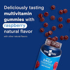 One A Day Men’s Daily Essentials Multivitamin Gummies, Multivitamin for Men, Bone Health, Zinc, Raspberry Natural Flavor, 120 Gummies