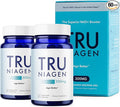 TRU NIAGEN Patented NAD Supplement for Brain Function, Anti Aging & Cell Regeneration, 300mg Niagen, 30 Servings | Supports Cellular Energy, Muscle | Nicotinamide Riboside (NR) Take 1 Daily | 2 Bottle