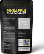 Pineapple C*M Gummies Improves Sperm Volume and Load Semen Volume Supplement - 60 Capsules - 1 Month Supply