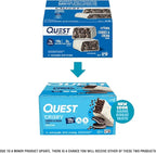 Quest Nutrition Crispy Cookies & Cream Hero Protein Bar, 18g Protein, 1g Sugar, 3g Net Carb, Gluten Free, Protein Snack, Keto Friendly, 12 Count