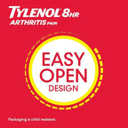 Tylenol 8 Hour Arthritis Pain Relief Extended-Release Tablets, 650 mg Acetaminophen, Joint Pain Reliever & Fever Reducer Medicine, Oral Pain Reliever for Arthritis & Joint Pain, 50 Count
