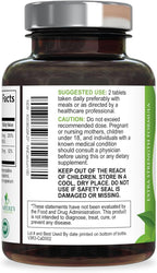Calcium Supplement with Vitamin D3-1200 mg Calcium per Serving with D3 for Best Absorption - Supports Immune Health, Bones & Teeth - Nature's Calcium is Bottled in USA for Women & Men - 180 Tablets