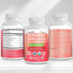 5-in-1 USDA Organic Turmeric Curcumin Supplement - 230mg with Berberine, Ceylon Cinnamon Bioperine and Ginger Supplements for Mobility, Digestion & Wellness Support, USDA Organic, 60 Servings, 1-Pack