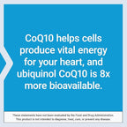 Life Extension Super Ubiquinol CoQ10 with Enhanced Mitochondrial Support, Potent Heart Health & Cellular Energy Production Support, Ultra-absorbable, Gluten-Free, Non-GMO, 100 mg, 60 softgels