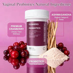 Vaginal Probiotics for Women - Vaginal Moisturizer,Supports Vaginal Health,Moisture,clean,pH Balance,Fights Itch,Odor & Yeast,Enhances Intimate Wellness,Probiotics,Ashwagandha,Cranberry 60 Ct