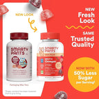 SmartyPants Kids Multivitamin Gummies, Omega 3 (DHA/EPA), Vitamins D3, C, B12, B6, Vitamin A, K & Zinc, Gluten Free, Cherry Berry Punch Flavors, 60 Count (30 Day Supply)