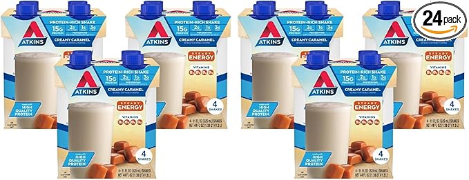 Atkins Atkins Energy Shake Creamy Caramel, (Pack of 24)
