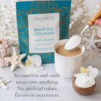 Truvani Wild Caught Hydrolyzed Marine Collagen Protein Powder | Collagen Protein Supplement with Type 1,2 & 3 | Non-GMO | Gluten Free Fish Collagen | 15 Servings