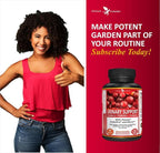 Potent Garden Urinary Support Womens Probiotic for Urinary Tract Health for Women, Cranberry Capsules with 5 Billion CFUs Cranberry Extract, Prebiotics and Probiotics for Women, 60 Caps, 30 Servings