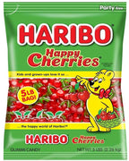 Haribo Gummi Candy, Happy Cherries, 5- Pound Bag