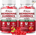 Berberine Gummies 2000mg - Natural Organic Berberine HCL Supplement - Vegan, Non-GMO, Gluten-Free - Delicious Raspberry Flavor - 120 Count
