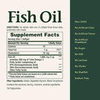 Nature’s Bounty Fish Oil, Supports Heart Health, 1000mg, Rapid Release Softgels, 145 Ct