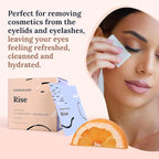 CorneaCare Rise: Eyelid Wipes | Eye Wipes for Dry Eyes | Eyelid Wipe with Tea Tree Oil & Hyaluronic Acid | Travel Ready | 30 Count