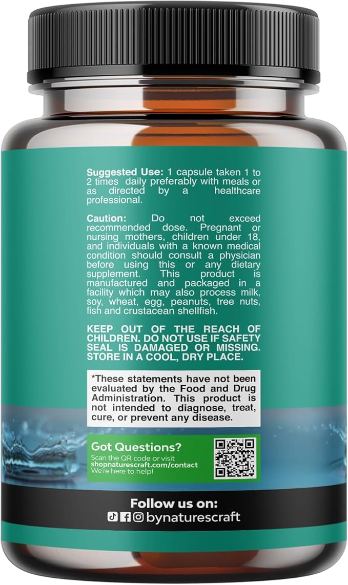 Water Away Supplement for Fast Bloating and Swelling Relief Pure Natural Diuretic Pills Reduce Retention Support Weight Loss Boost Energy Levels - 60 Count