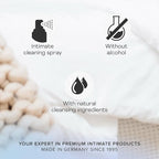 pjur med Clean Spray, Alcohol-Free Intimate Cleansing Spray with Natural Ingredients, Fresh Fragrance - 3.4 fl oz / 100 ml