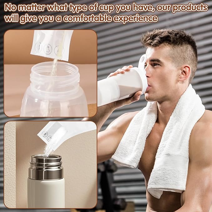 60Pcs Travel Pre-Sealed Bag, Travel Container Storage Products, Supplement Container for Gym Workouts Going Out Supplement Storage Solution