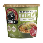 Kodiak Cakes Instant Protein Apple Cinnamon Oatmeal in a Cup, 2.12oz (Pack of 12)
