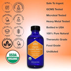 Zongle Therapeutics Organic, Pumpkin Seed Oil, Supplement, for Hair Growth – 100% Pure, Pumpkin Seed Oil, Cold Pressed, 4 OZ