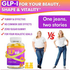 GLP-I Probiotic Gummy for Women and Men, 17-in-1 GLP-I Supplement with Akkermansia Probiotic, GLP-I Berberine Gummies, GLP-I Akkermansia Gummy, Yuzu Flavor, Zero-Sugar, 90 Gummies