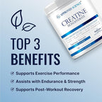 Approved Science Creatine Monohydrate Powder – with BioPerine – Supports Strength, Lean Muscle & Recovery – 5 g Per Serving – Unflavored Creatine Powder – Non-GMO, Vegan – 360 Servings (Pack of 2)