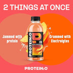 Protein2o 15g Whey Protein Infused Water,Peach Mango,16.9 Oz Bottle,(Pack of 24)