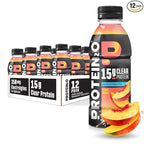 Protein2o 15g Whey Protein Infused Water, Peach Mango, 16.9 Oz Bottle (Pack of 12)