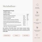 JSHealth Metabolism Supplement. Chromium for Healthy Blood Sugar and Cravings Support. with Zinc, Magnesium, Cinnamon, Gymnema. By Nutritionist Jessica Sepel (60 Tablets)