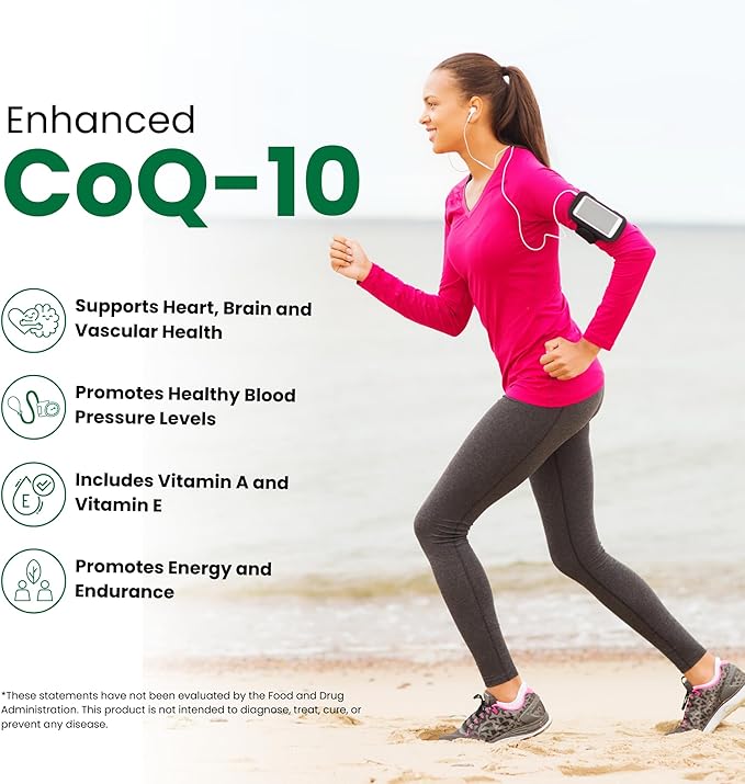 Zaytun Halal CoQ10 Highly Absorbable, One Per Day, Supports Heart Health Support and Energy Production, 60 Mini Softgels, Made in USA - Halal Vitamins