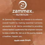 Zammex Multi Collagen Protein Powder, Type I & III & V & X, Hydrolyzed Collagen Peptides for Women & Men, Supports Hair and Skin, Gut Health, 41 Servings, Chocolate