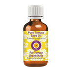 Deve Herbes Tomato Seed Oil (Solanum lycopersicum) | Cold Pressed | Pure | Natural | Undiluted | For Diluting Essential oils | For Skin & Massage | Non-Sticky| Lightweight| Men & Women | 30ml (1 oz)