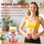 Womb Gummies for Women Ovary & Uterus Cleanse Detox, Pineapple Feminine Balance Fertility Gummies to Help Get Pregnant, Vegan Fertility Support, Gluten-Free, 60 Count