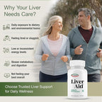 Liverite Liver Aid 120 Tablets, Supports Healthy Liver Function, Cleansing, Energy & Daily Wellness