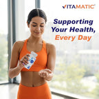 Vitamatic Vaginal Probiotics for Women – 20 Billion CFU, pH Balance & Odor Control, 60 DR Capsules with Prebiotics, Cranberry, D-Mannose, Hibiscus & Dandelion – Feminine Health & Daily Support*