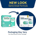 OraTicx Green Breath Oral Care Probiotics, Naturally Support Freshens Bad Breath & Healthy Mouth, Dental Probiotic Supplement 8 Billion CFU, Mint Flavor 30 Lozenges 1-PK