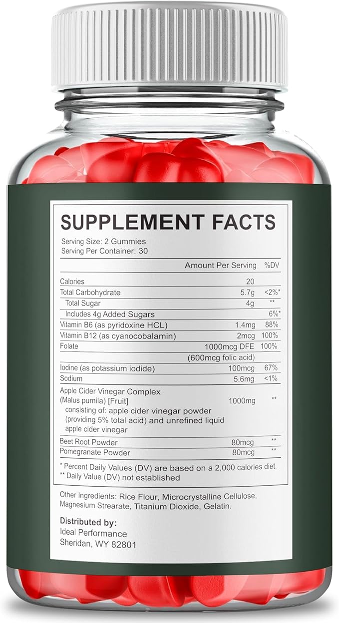 IDEAL PERFORMANCE Leanzene Gummies, Lean Zene Gummy Reviews (2 Pack)
